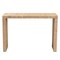 Bali & Pari Colandra Modern Bohemian Natural Brown Seagrass and Wood Console Table 240-13455-ZORO - alternate 4